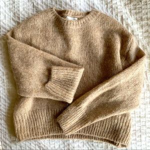 H&M wool and alpaca boxy sweater